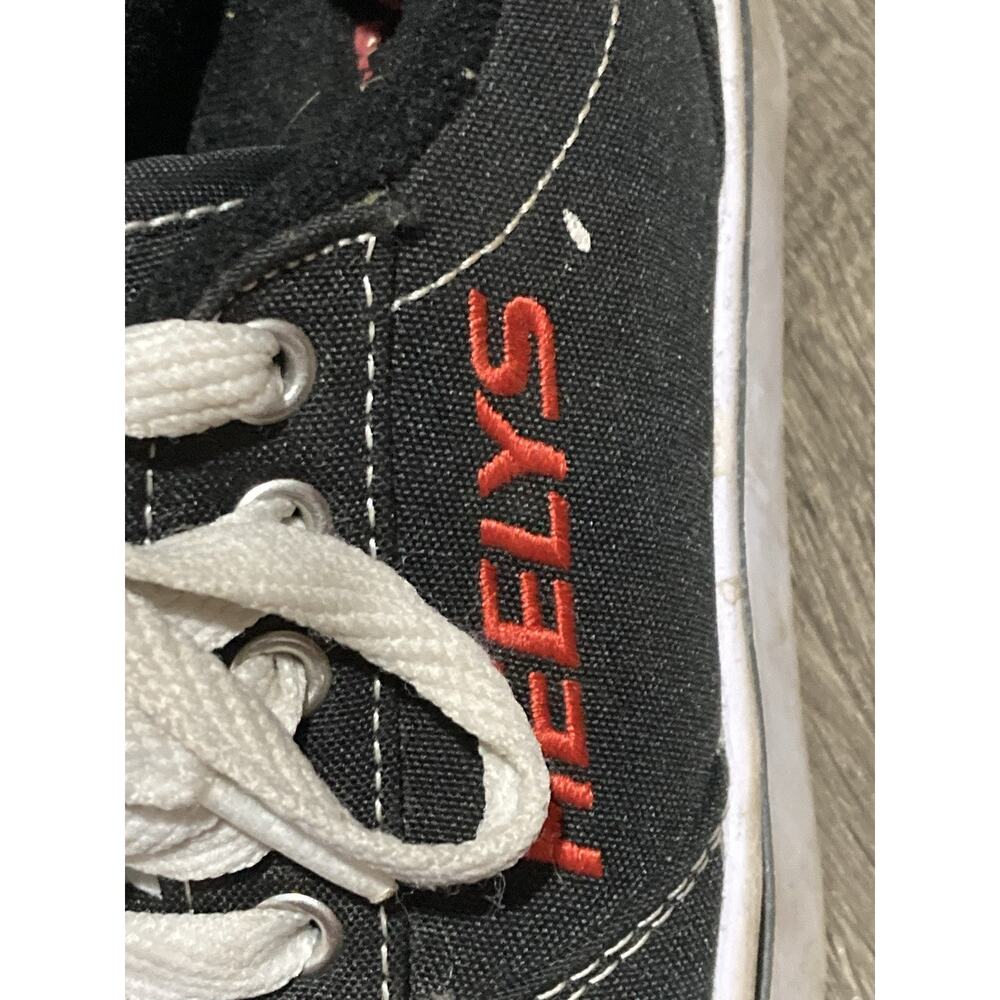 Heelys Shoes Unisex Kids Size 13 Black Heelys Pro HE100157 Canvas Wheels - Picture 12 of 13